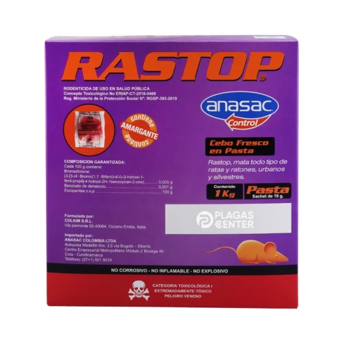 RODENTICIDA-RASTOP-PASTA-ANASAC-CONTROL-VENENO PARA RATAS
