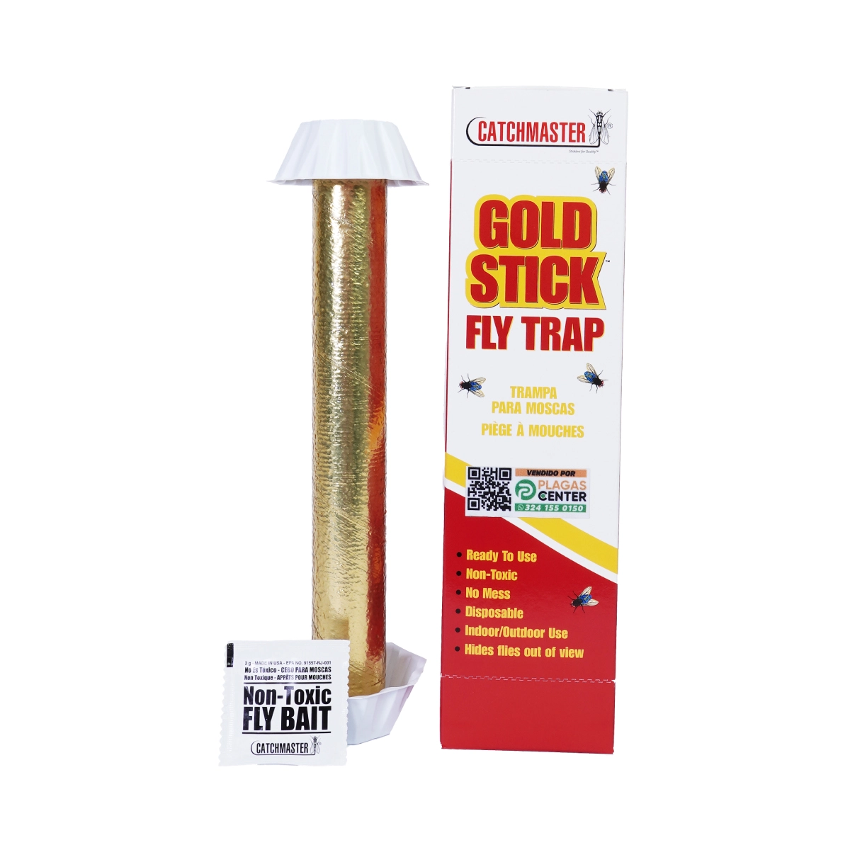 TRAMPA-DE-PEGAMENTO-PARA-MOSCAS-GOLD-STICK-DE-CATCHMASTER-MEDELLIN