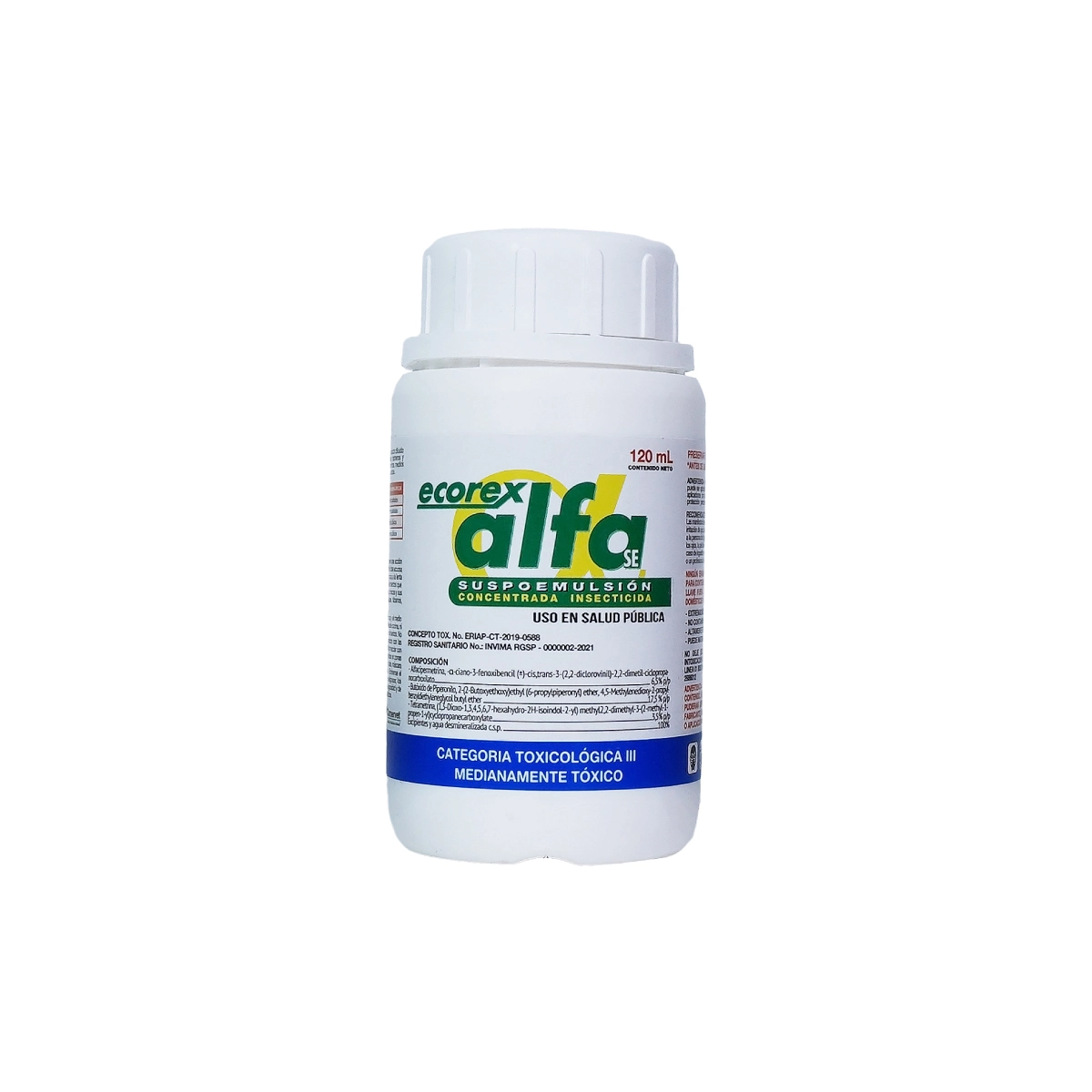 Insecticida Ecorex Alfa 3 INSECTICIDA-CONCENTRADO-PARA-EL-HOGAR-ECOREX-ALFA-120ML