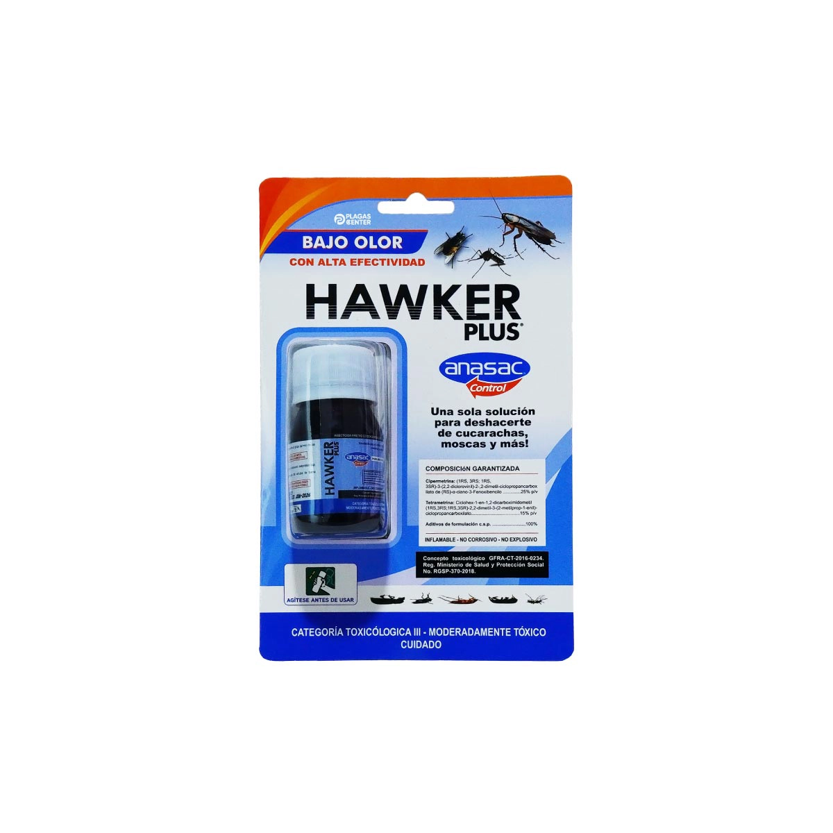 Insecticida Hawker Plus 3 INSECTICIDA-HAWKER-PLUS-ANASAC-30CC