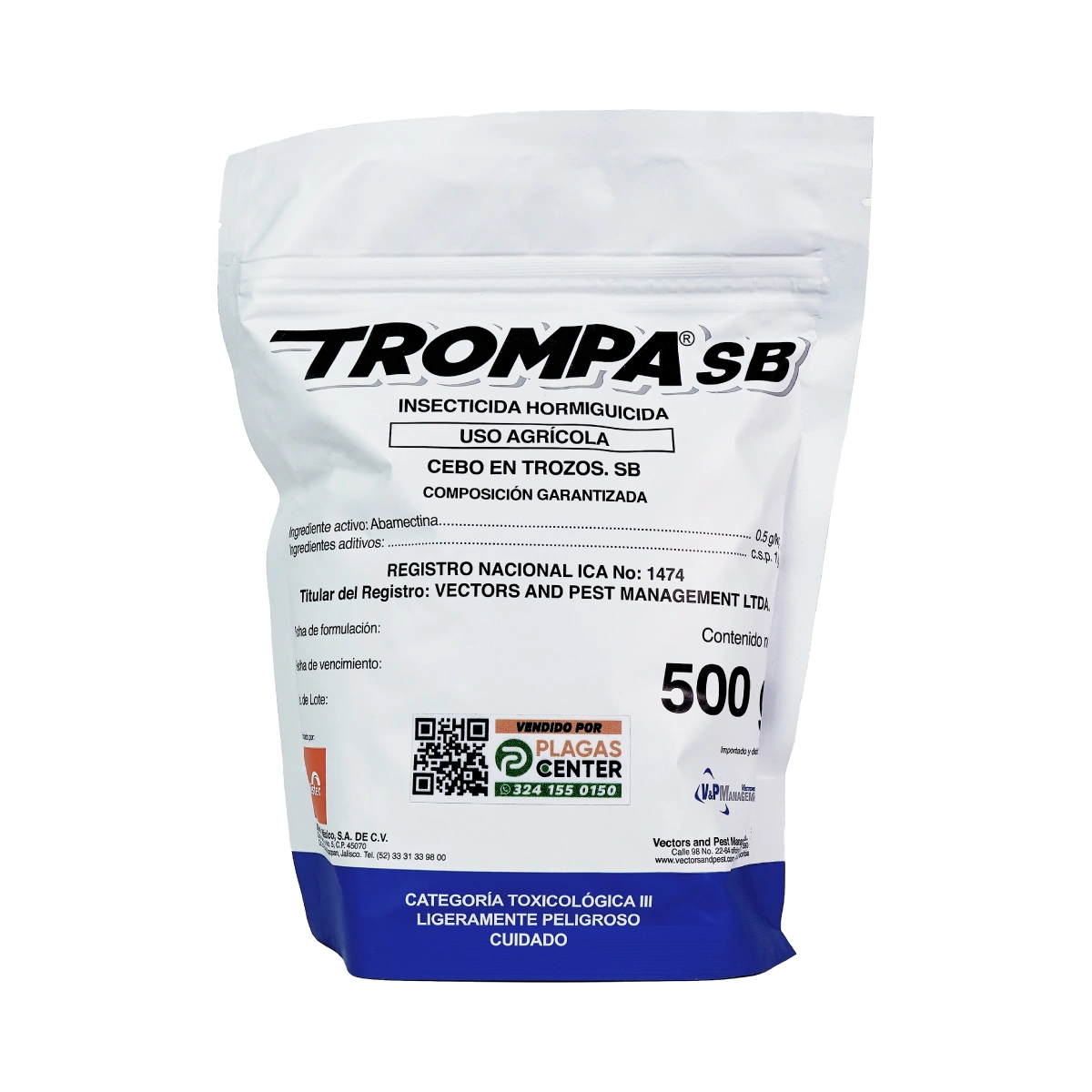 Cebo para Hormigas Arrieras Trompa SB 500g 1 EL-MEJOR-CEBO-PARA-HORMIGAS-ARRIERAS-TROMPA-SB