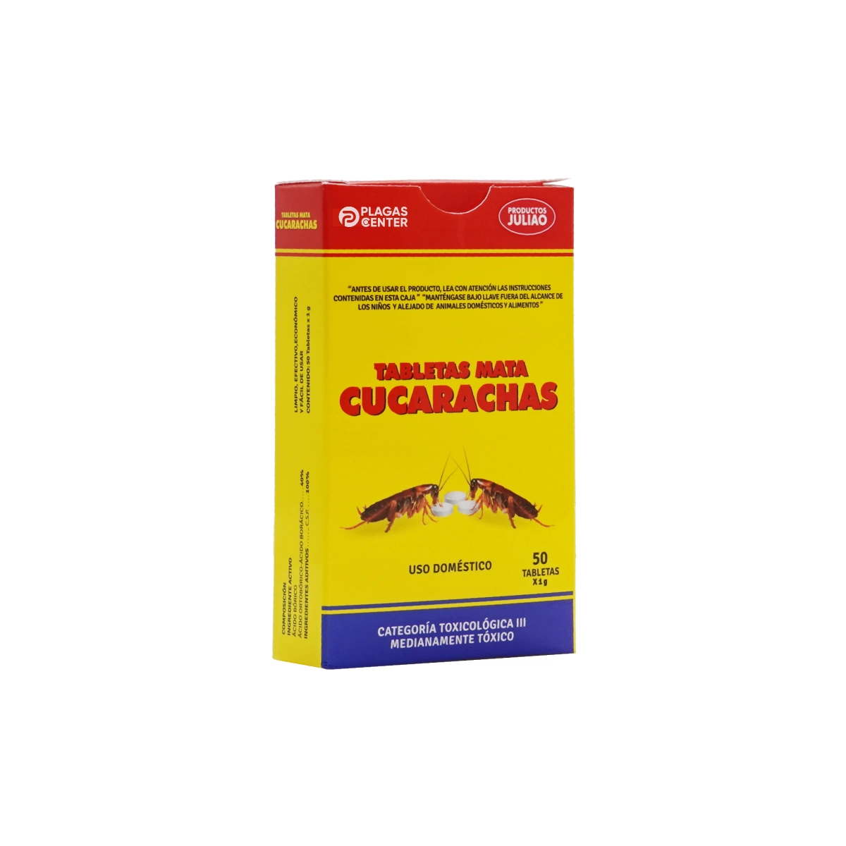 Tabletas MataCucarachas 50g 1 acido-borico-para-cucarachas-en-tabletas